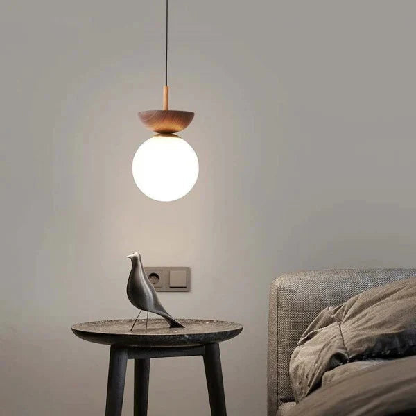 LumaWood Hanglamp – Moderne Houten LED Armatuur met Minimalistisch Ontwerp