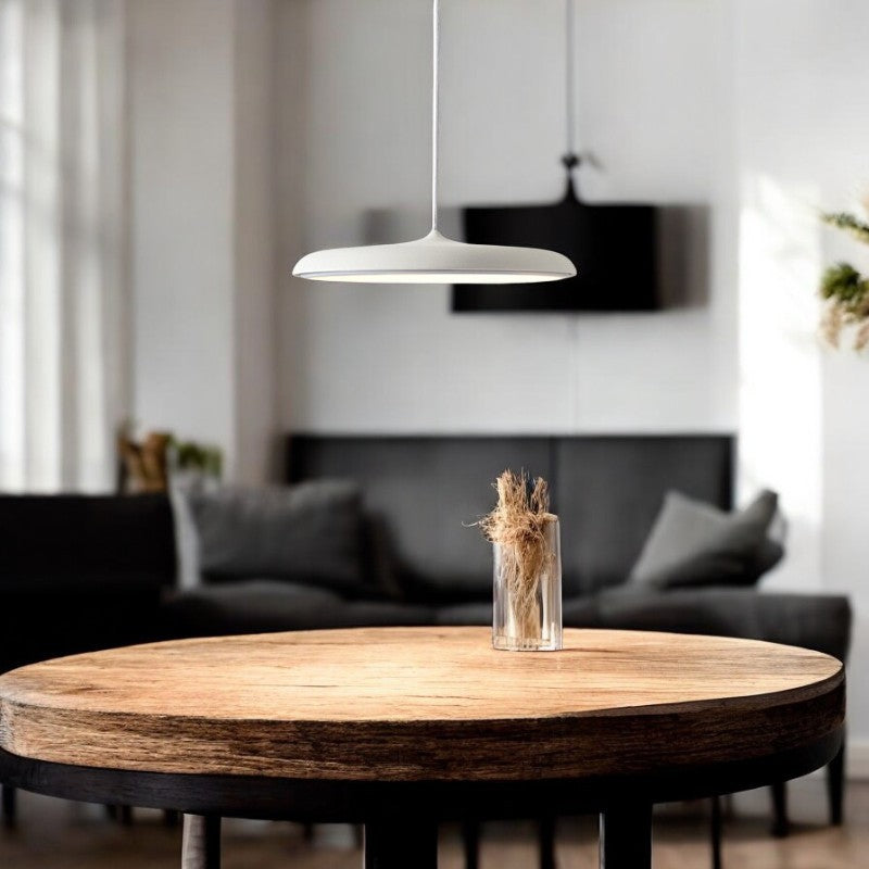 NordicGlow Plafondlamp – Stijlvolle Scandinavische LED-schijflamp