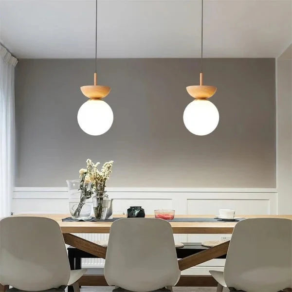 LumaWood Hanglamp – Moderne Houten LED Armatuur met Minimalistisch Ontwerp
