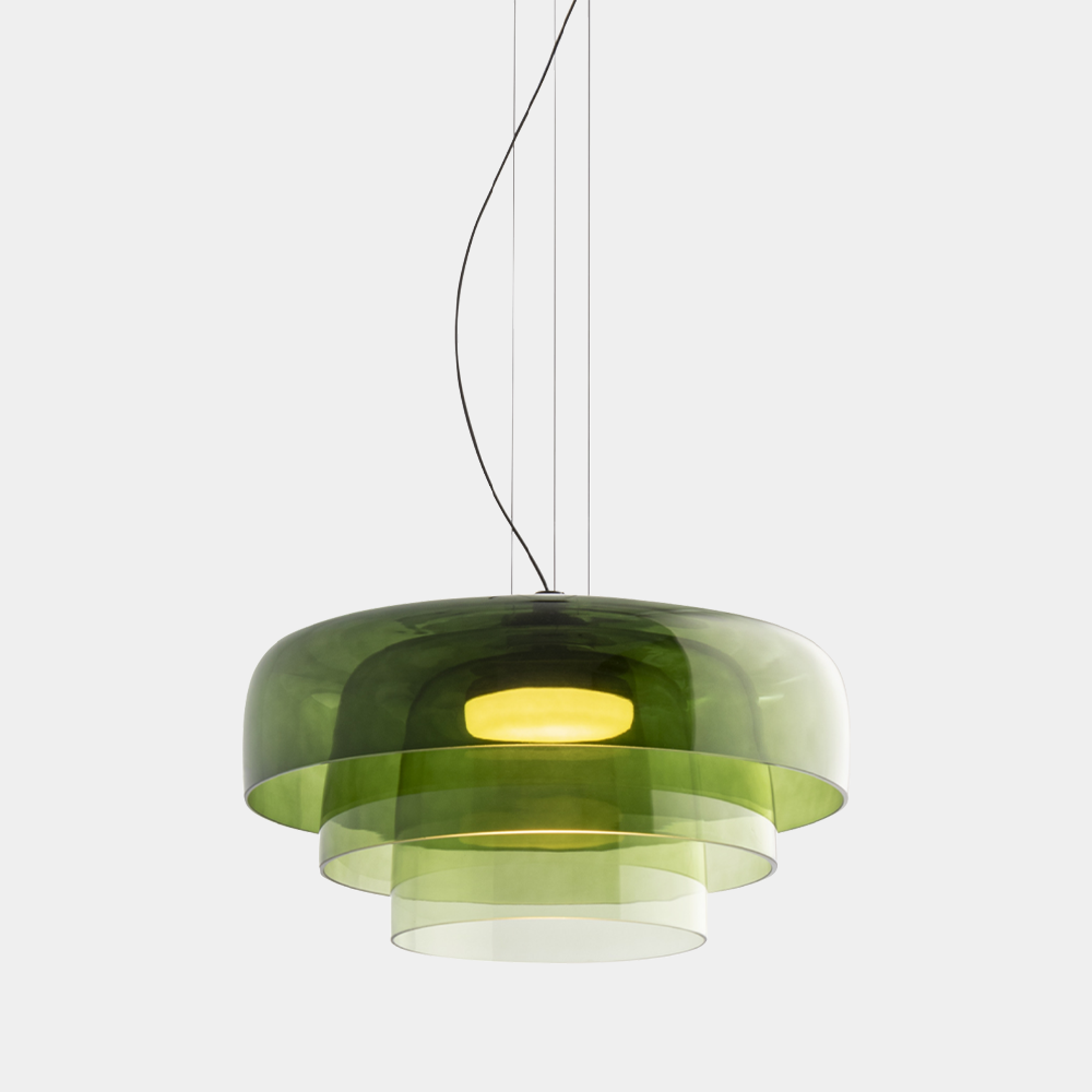 Metalen glazen hanglamp – Handgemaakte staskaarslamp voor thuis