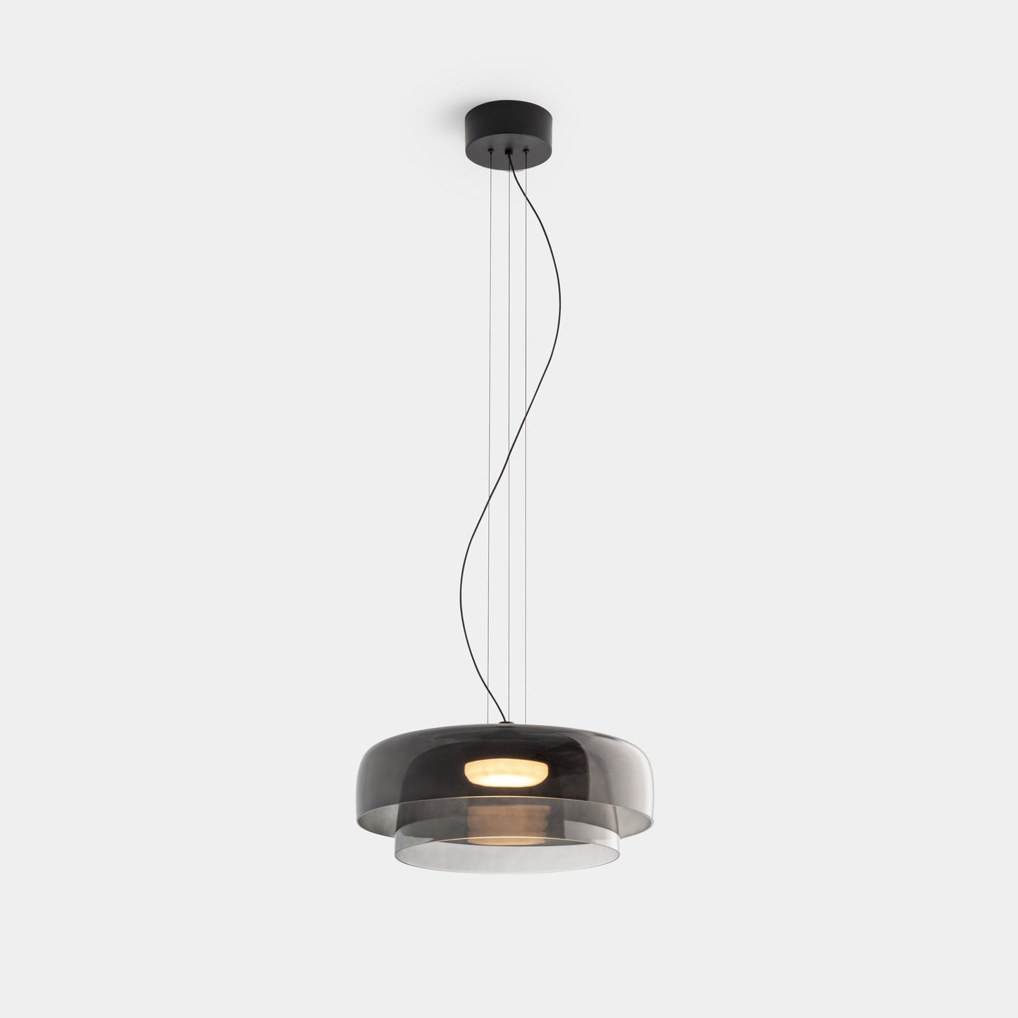 Metalen glazen hanglamp – Handgemaakte staskaarslamp voor thuis