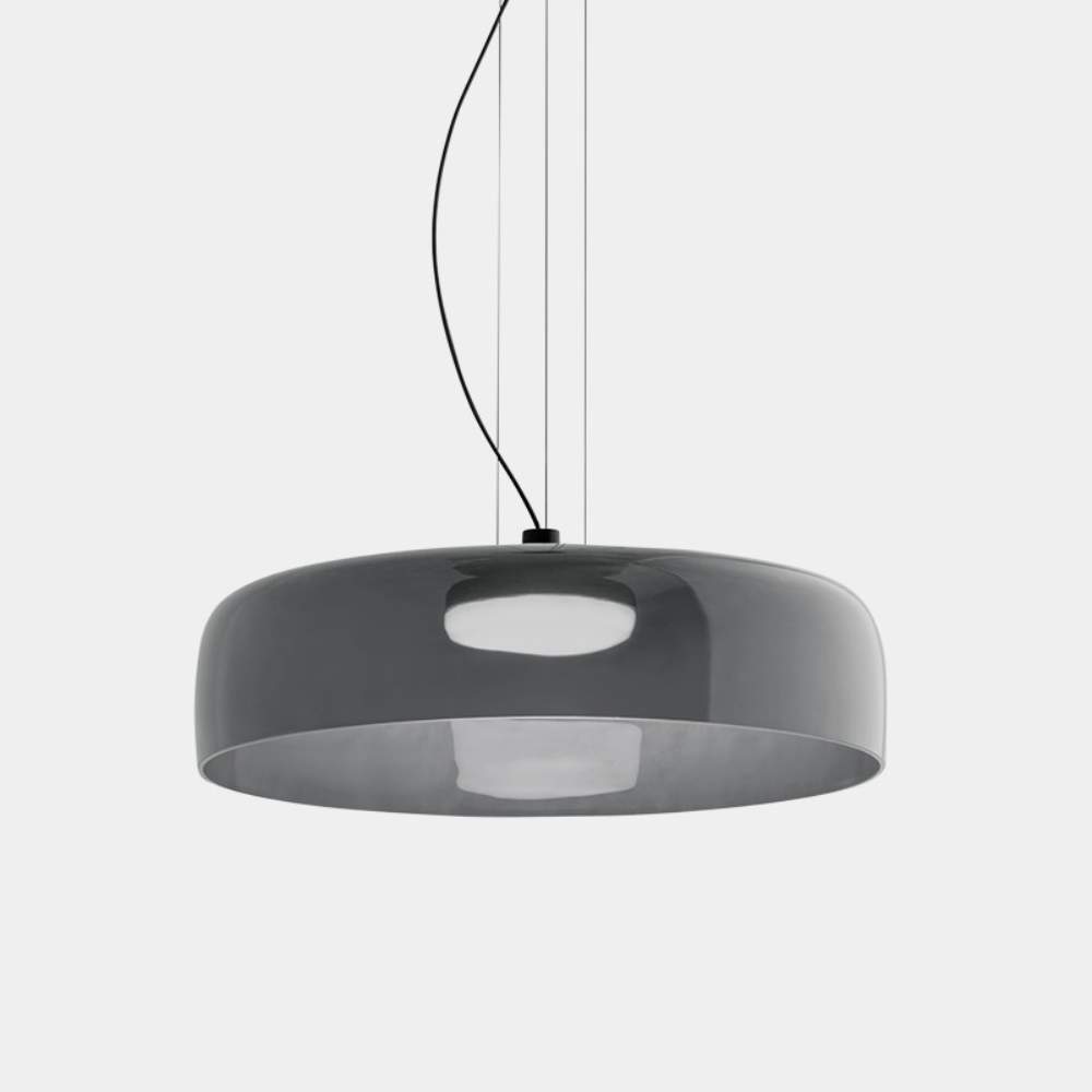 Metalen glazen hanglamp – Handgemaakte staskaarslamp voor thuis