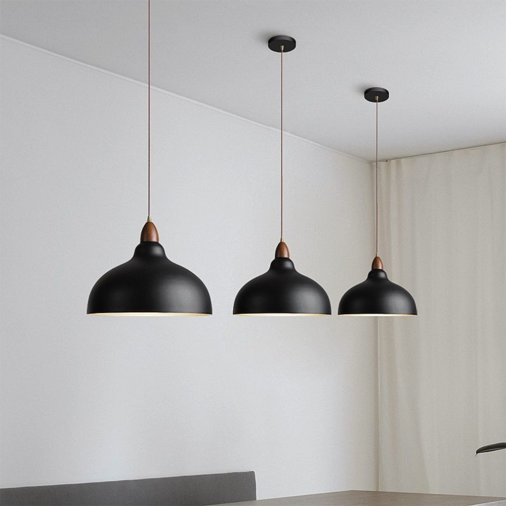 ScandiGlow Hanglamp – Scandinavische Houten en Metalen Hanglamp met Verstelbare Hoogte