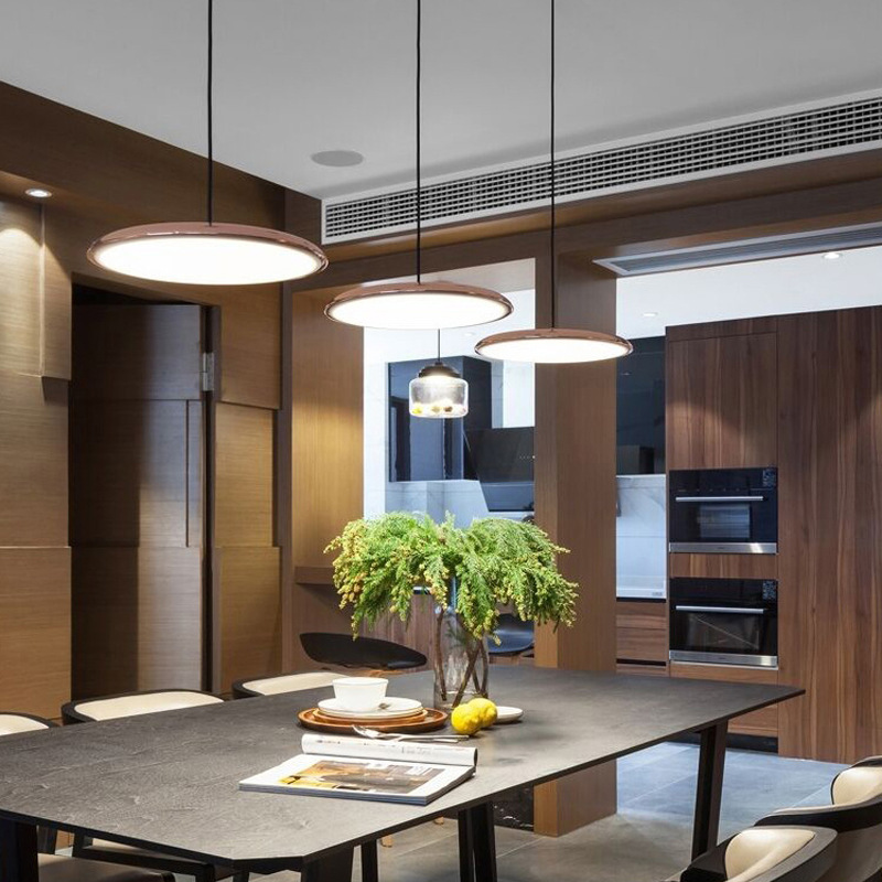 NordicGlow Plafondlamp – Stijlvolle Scandinavische LED-schijflamp
