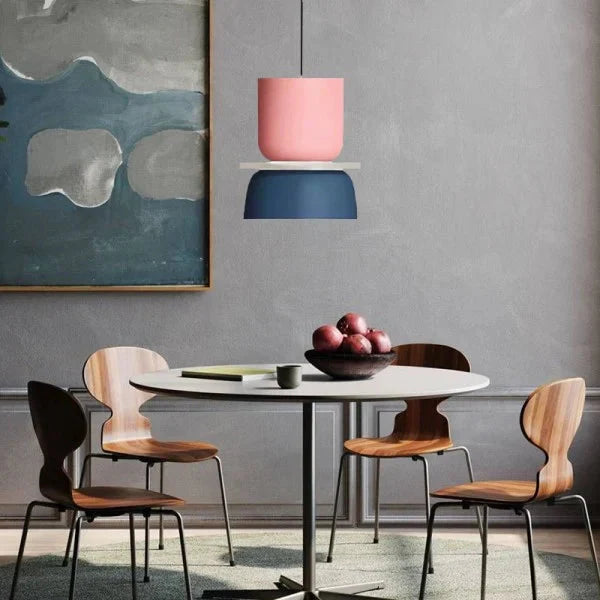 Kleurstaaf Nordische Plafondlamp – Scandinavische Macaronvormige LED Plafondlamp