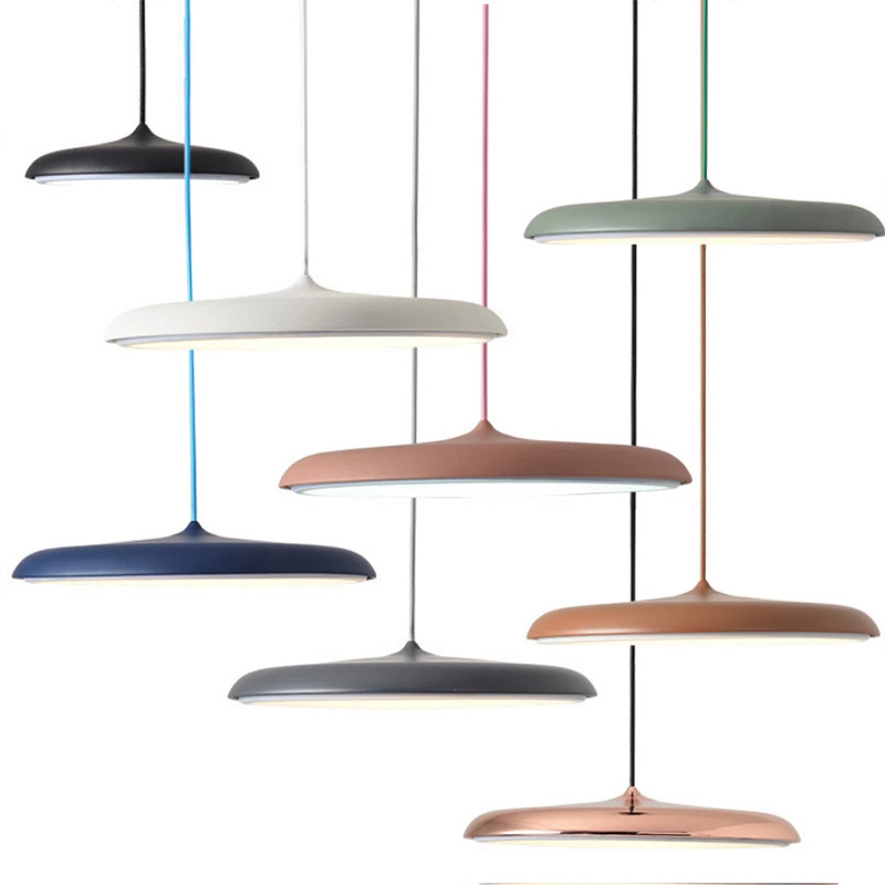 NordicGlow Plafondlamp – Stijlvolle Scandinavische LED-schijflamp
