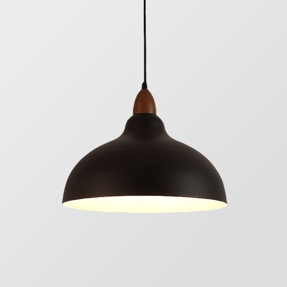ScandiGlow Hanglamp – Scandinavische Houten en Metalen Hanglamp met Verstelbare Hoogte