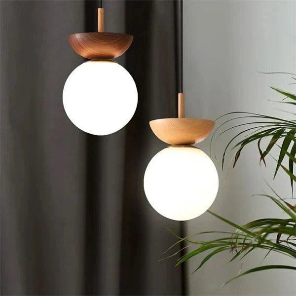LumaWood Hanglamp – Moderne Houten LED Armatuur met Minimalistisch Ontwerp
