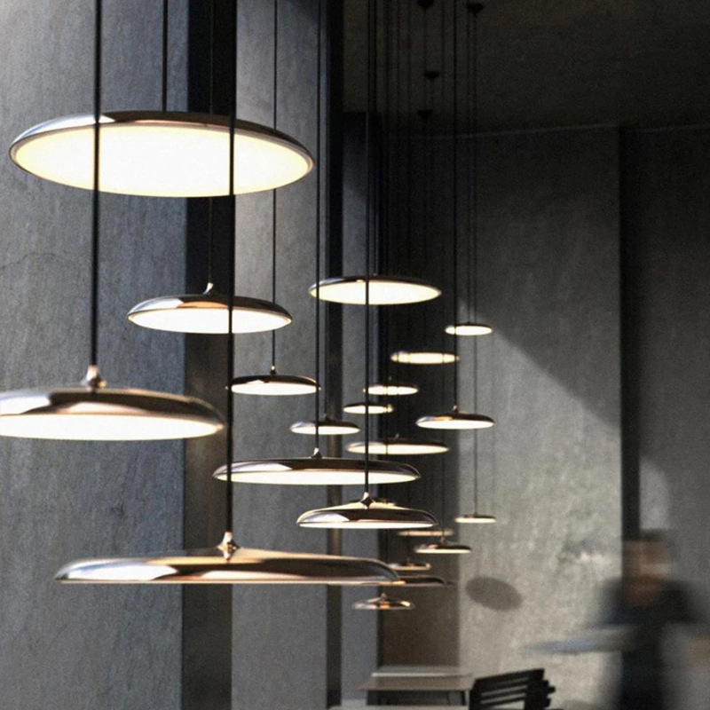 NordicGlow Plafondlamp – Stijlvolle Scandinavische LED-schijflamp
