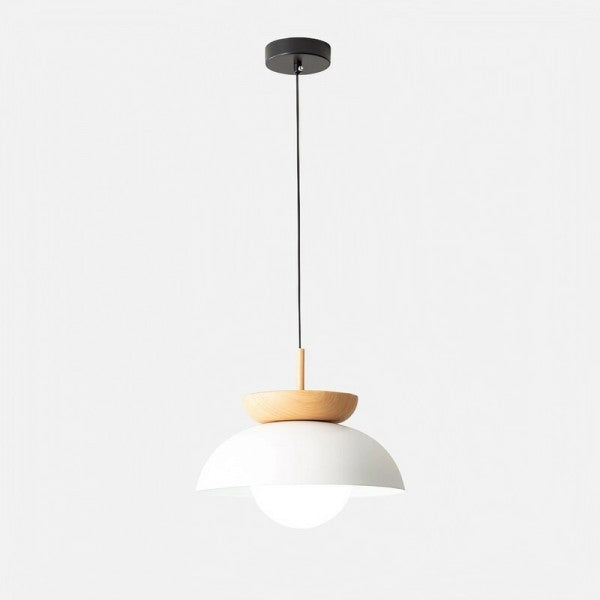 LumeWood Pendellampa – Nordisk Minimalistisk Träeffekt LED Pendellampa