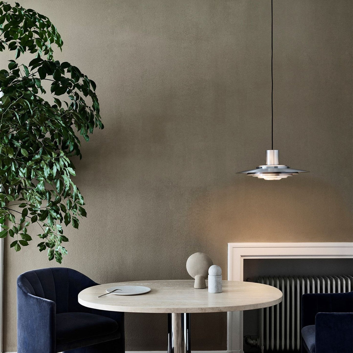 Nordic Iron Aluminium Plafondlamp – Moderne LED Minimalistische Armatuur