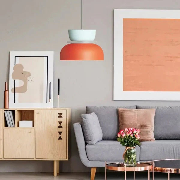 Kleurstaaf Nordische Plafondlamp – Scandinavische Macaronvormige LED Plafondlamp