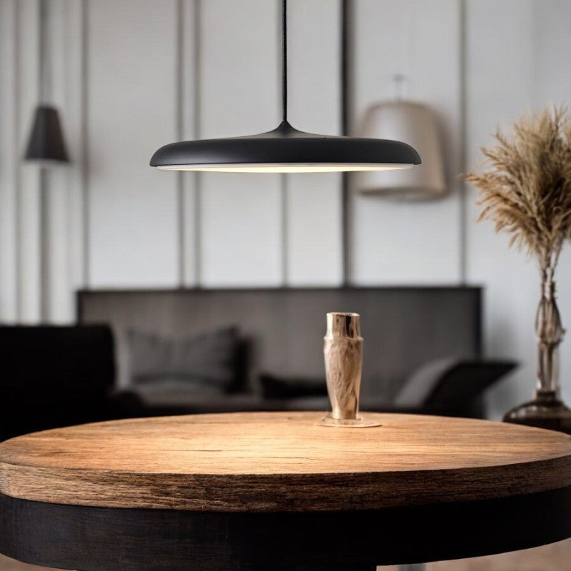 NordicGlow Plafondlamp – Stijlvolle Scandinavische LED-schijflamp