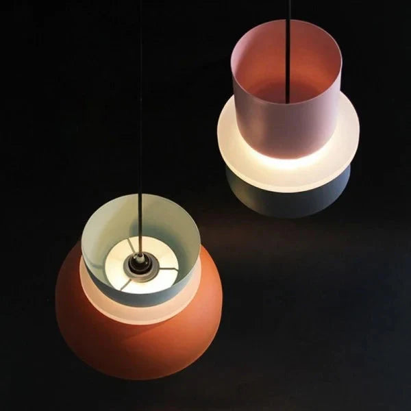 Kleurstaaf Nordische Plafondlamp – Scandinavische Macaronvormige LED Plafondlamp