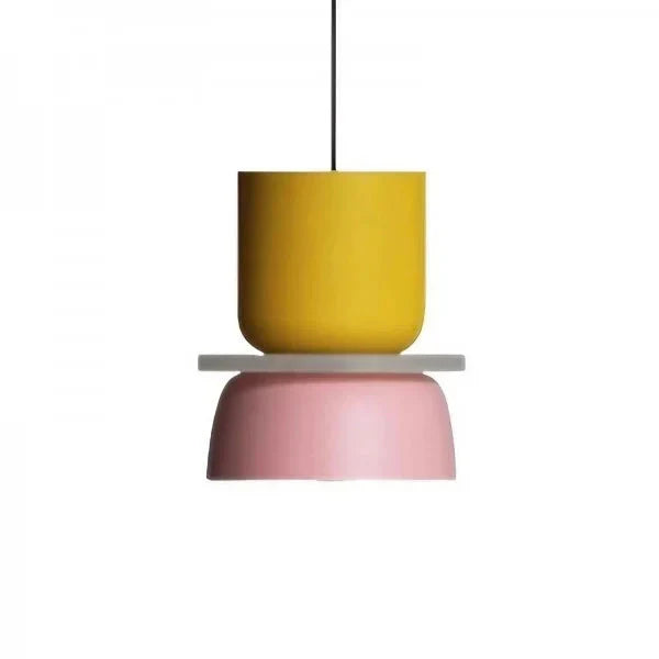 Kleurstaaf Nordische Plafondlamp – Scandinavische Macaronvormige LED Plafondlamp