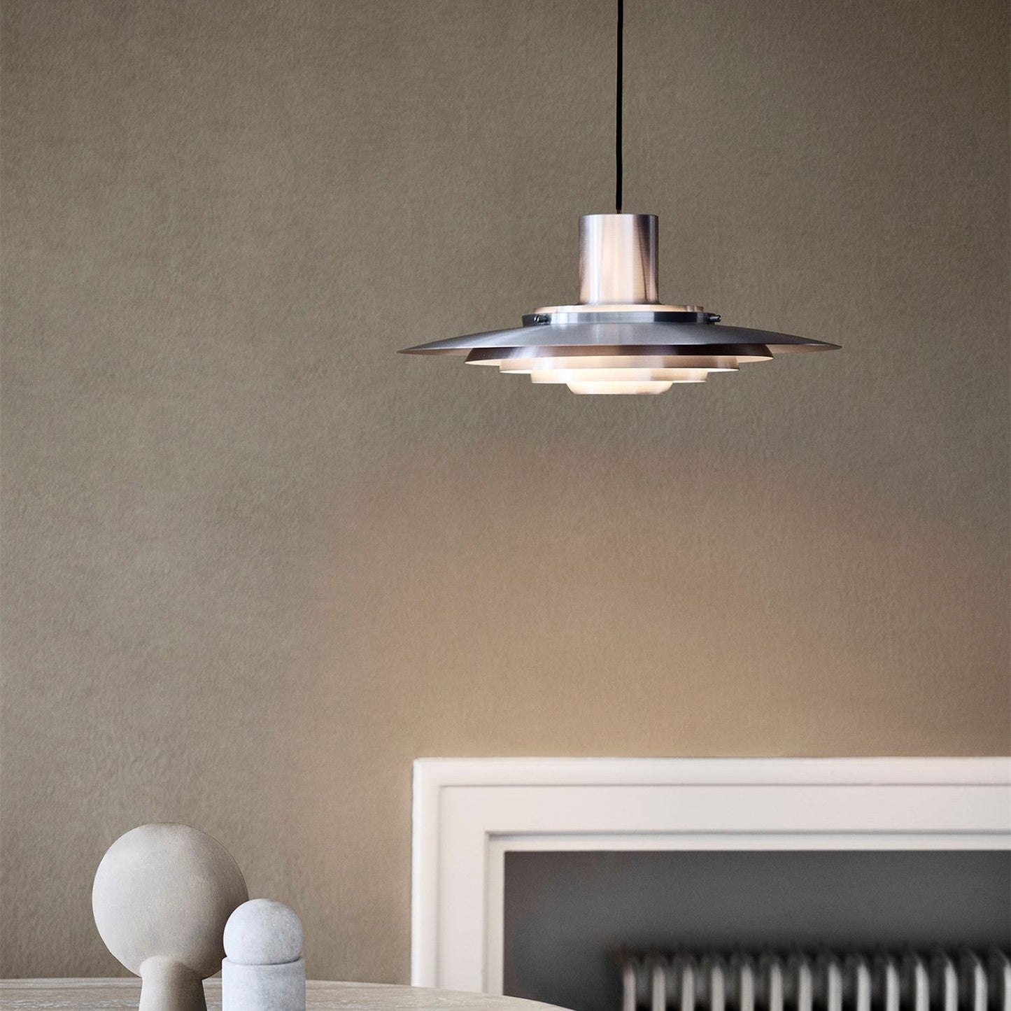 Nordic Iron Aluminium Plafondlamp – Moderne LED Minimalistische Armatuur