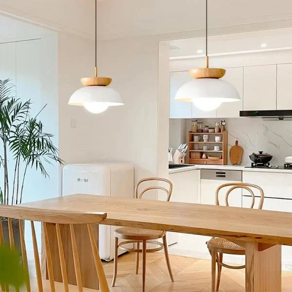 LumaWood Hanglamp – Moderne Houten LED Armatuur met Minimalistisch Ontwerp