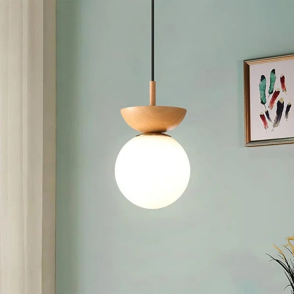 LumaWood Hanglamp – Moderne Houten LED Armatuur met Minimalistisch Ontwerp